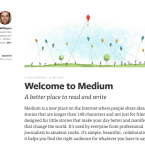 Medium: una nova manera de bloguejar, dels creadors de Twitter