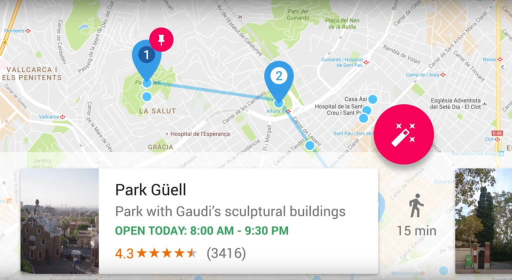 Google t’ajuda a planificar el teu viatge amb la seva app “Google Trips”