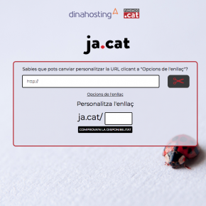 Ja.cat, l’escurçador de URLs en català